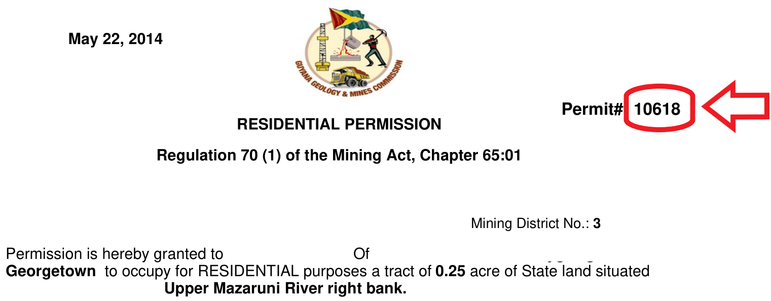 Licence Renewal - Guyana Geology and Mines Commission eServices